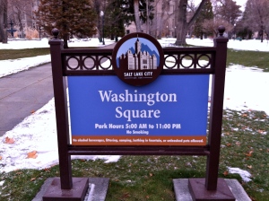 Washington Square was gorgeous, and the site of the City and County building.